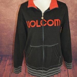 Volcom lined zip up jacket